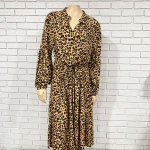 Kirundo Women’s Midi Leopard Dress